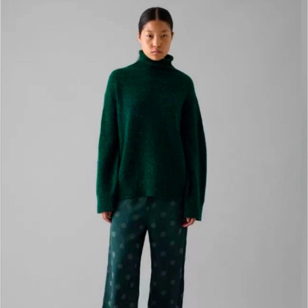 EUC Toast flecky wool cashmere high neck jumper
